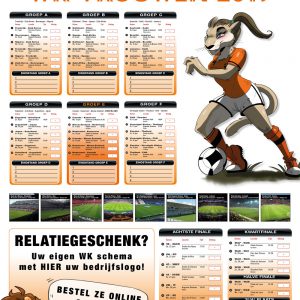 WK speelschema kalender